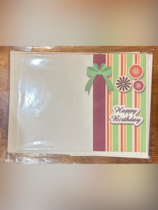 Other - Pack of 12 Blank Birthday Cards with Envelopes - NEW